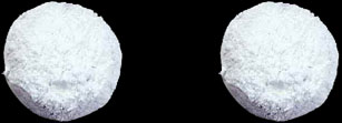 deux boules de neige identiques